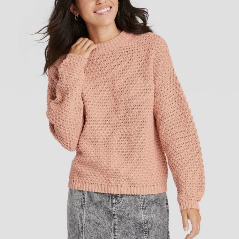 Universal Thread Blush Pink Chunky Knit Sweater - Women's Size